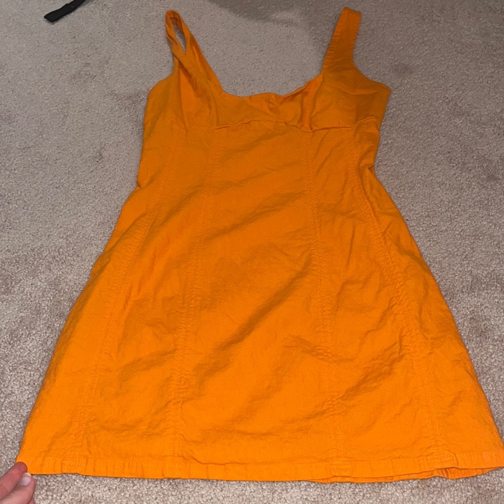 Urban Outfitters orange mini dress size medium
